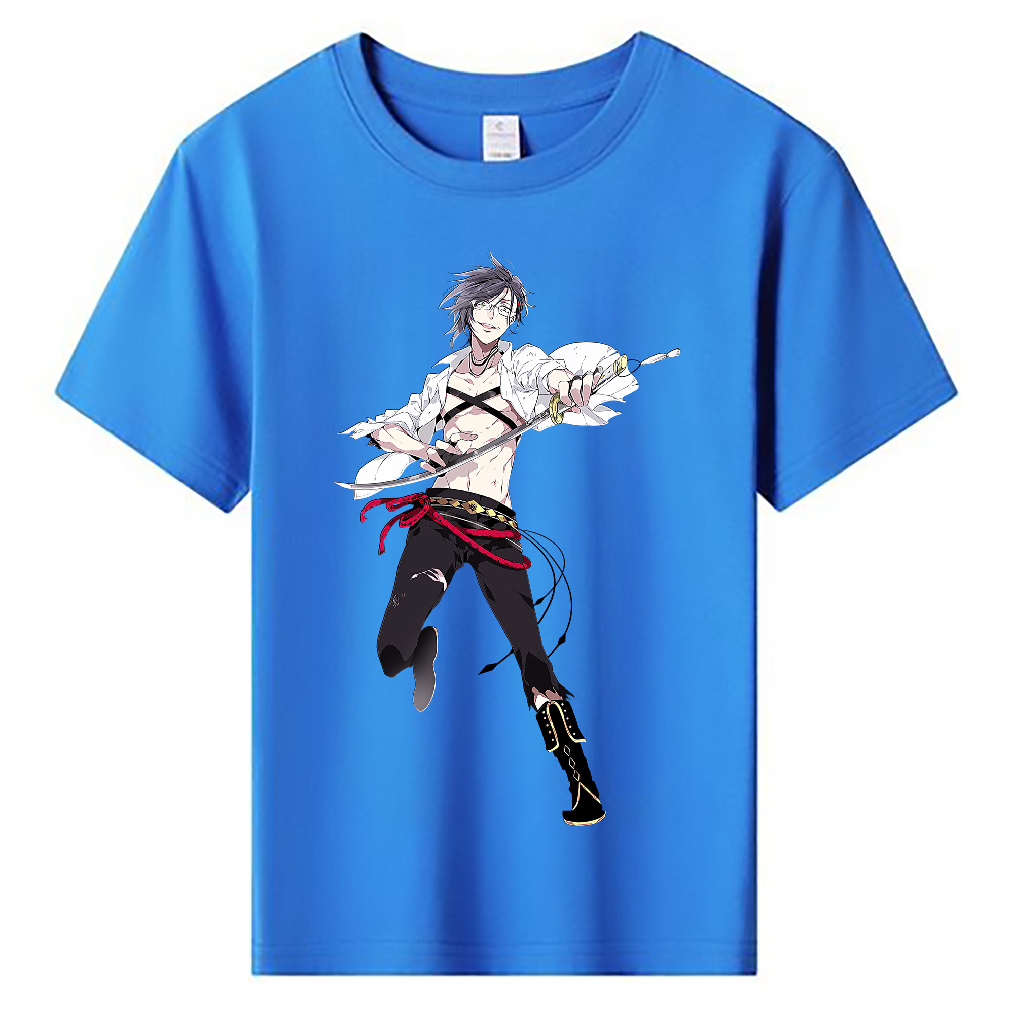 （画像用） 刀剣乱舞 Touken Ranbu 綿100％キッズTシャツ（フロントプリント）
